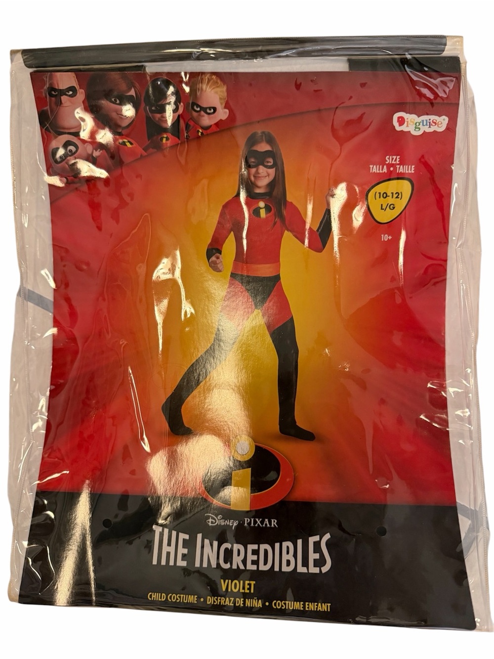 The Incredibles Violet Kids Costume - Red & Black